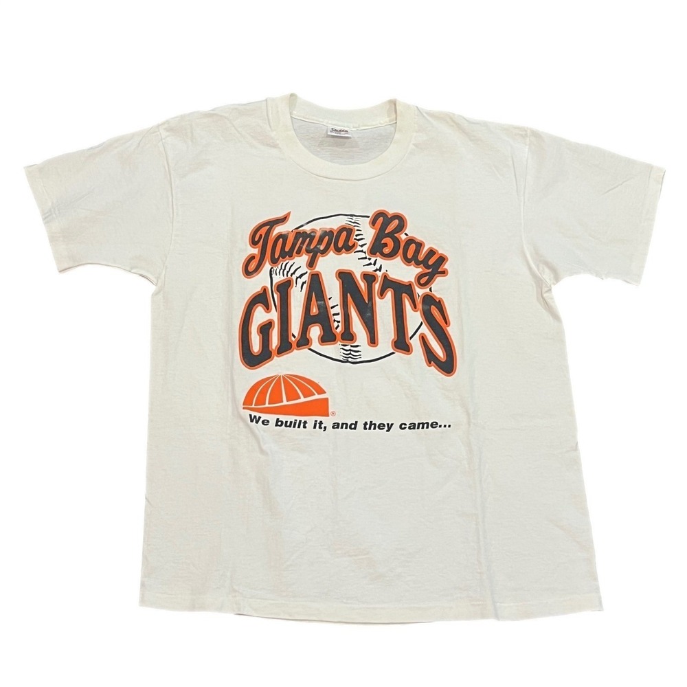 Vintage Tampa Bay Giants Baseball T Shirt Anvil Single Stitch 90s Promo Men's XL